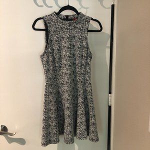 Fitted A-line Dress with Back Cutouts